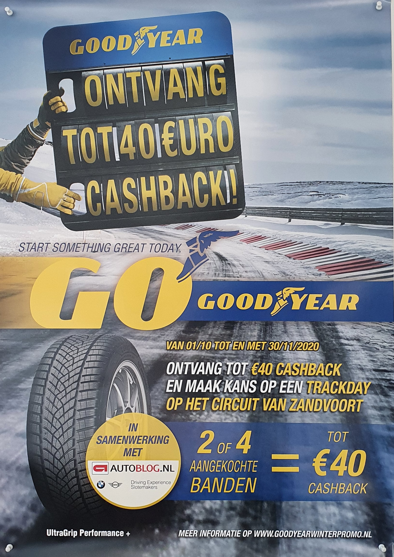 De Vries Banden Goodyear cashback